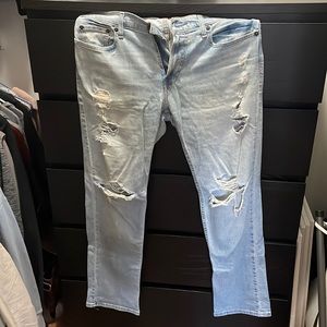 Hollister epic flex slim destroyed jeans